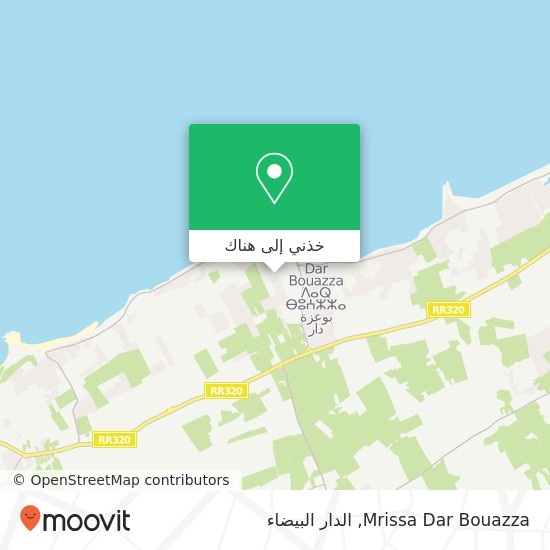 خريطة Mrissa Dar Bouazza