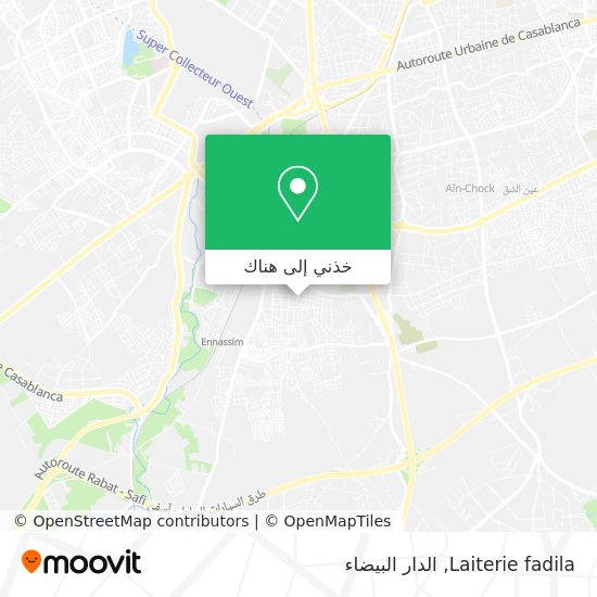 خريطة Laiterie fadila