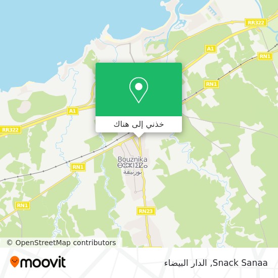 خريطة Snack Sanaa