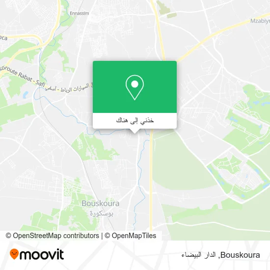 خريطة Bouskoura