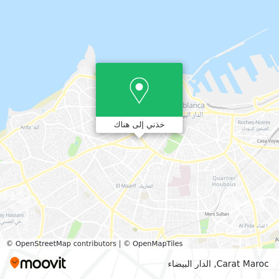 خريطة Carat Maroc
