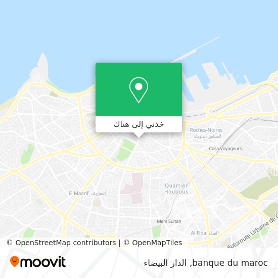 خريطة banque du maroc
