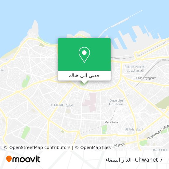 خريطة 7 Chwanet