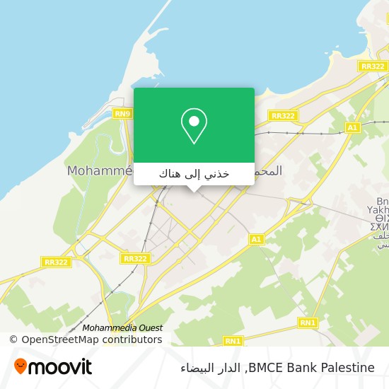 خريطة BMCE Bank Palestine