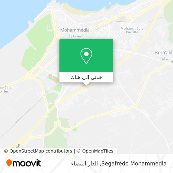 خريطة Segafredo Mohammedia