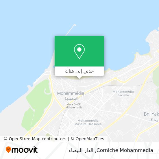 خريطة Corniche Mohammedia