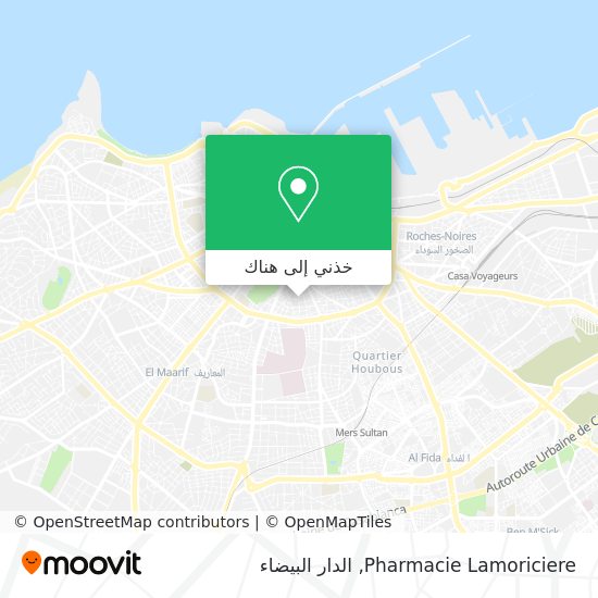 خريطة Pharmacie Lamoriciere