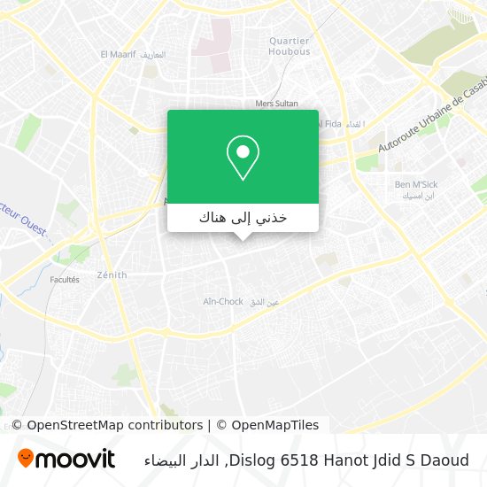 خريطة Dislog 6518 Hanot Jdid S Daoud