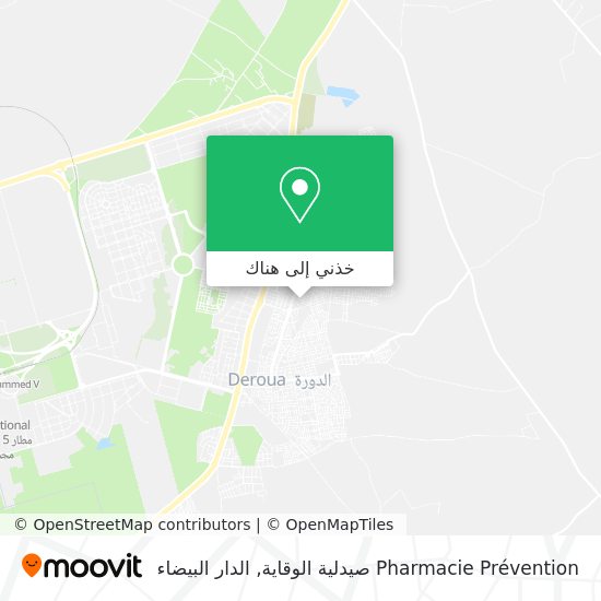 خريطة Pharmacie Prévention صيدلية الوقاية