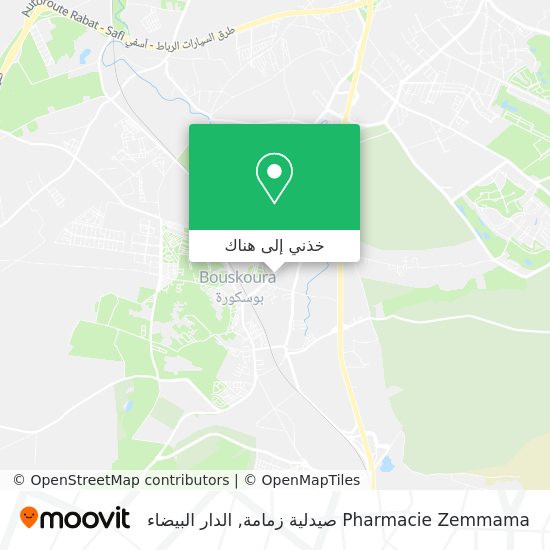 خريطة Pharmacie Zemmama صيدلية زمامة