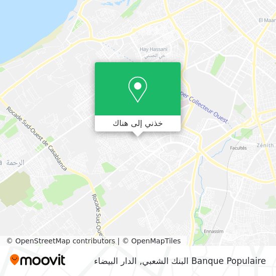 خريطة Banque Populaire البنك الشعبي