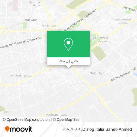 خريطة Dislog Italia Saheb Ahmed