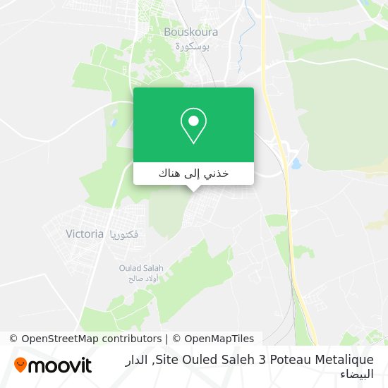 خريطة Site Ouled Saleh 3 Poteau Metalique