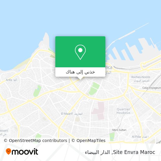 خريطة Site Envra Maroc