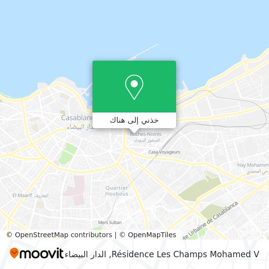 خريطة Résidence Les Champs Mohamed V