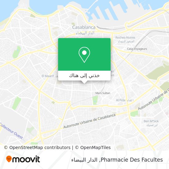 خريطة Pharmacie Des Facultes