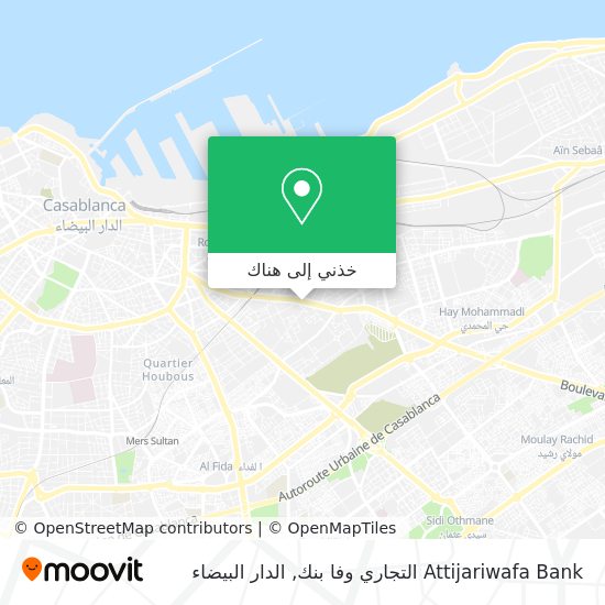 خريطة Attijariwafa Bank التجاري وفا بنك