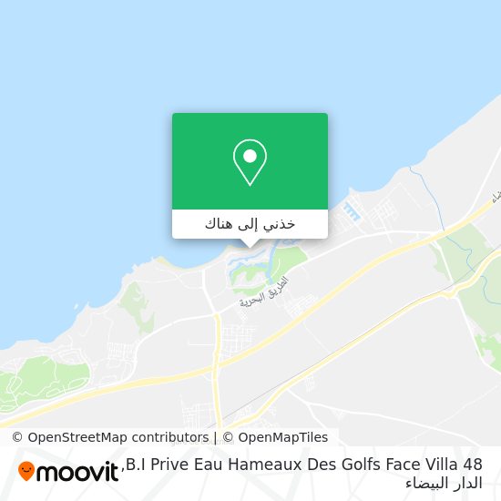 خريطة B.I Prive Eau Hameaux Des Golfs Face Villa 48