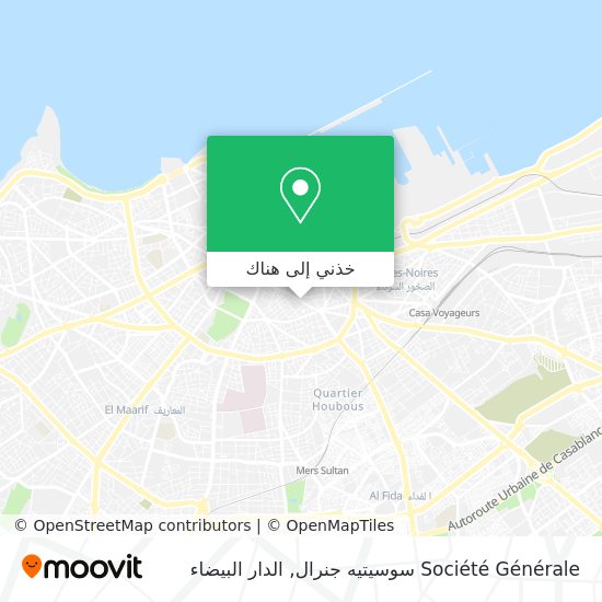 خريطة Société Générale سوسيتيه جنرال