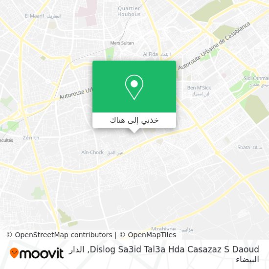 خريطة Dislog Sa3id Tal3a Hda Casazaz S Daoud
