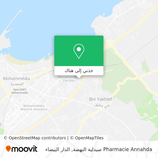 خريطة Pharmacie Annahda صيدلية النهضة