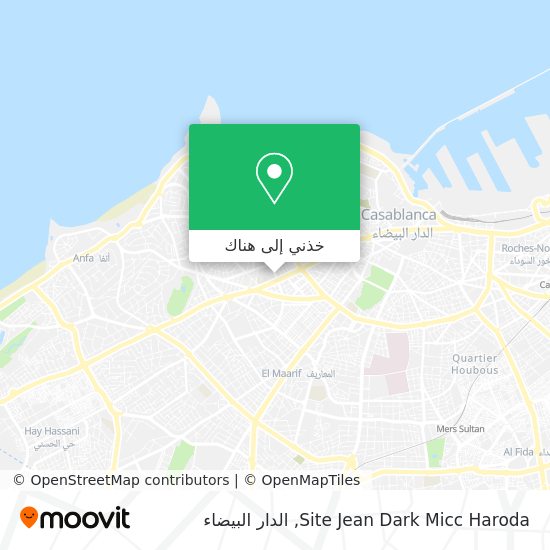 خريطة Site Jean Dark Micc Haroda