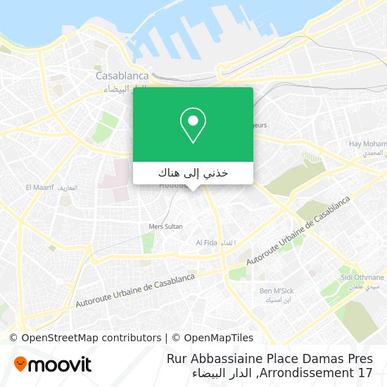 خريطة Rur Abbassiaine Place Damas Pres Arrondissement 17