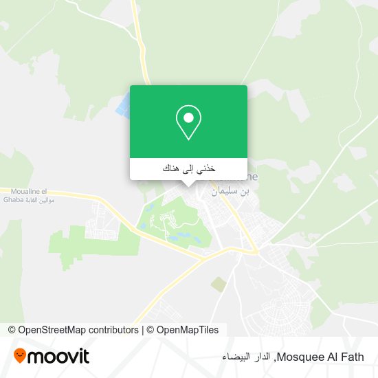 خريطة Mosquee Al Fath