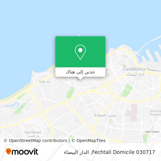 خريطة Fechtali Domicile 030717