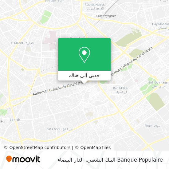 خريطة Banque Populaire البنك الشعبي