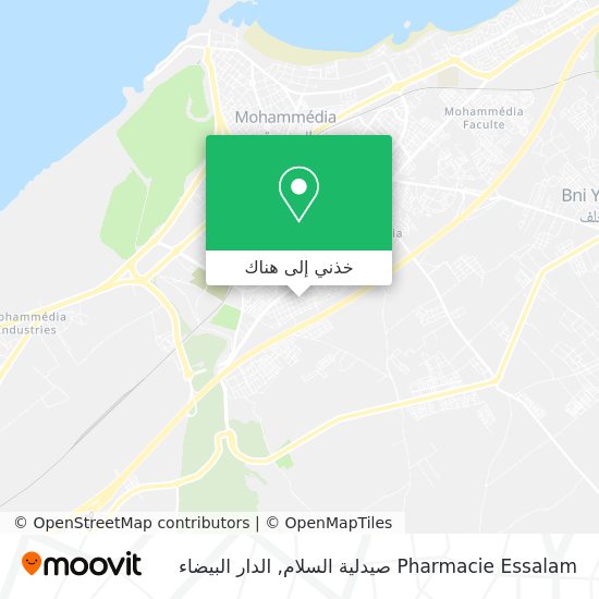 خريطة Pharmacie Essalam صيدلية السلام