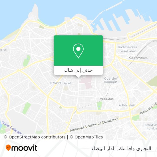 خريطة التجاري وافا بنك