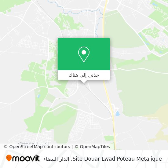 خريطة Site Douar Lwad Poteau Metalique