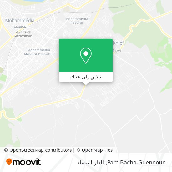 خريطة Parc Bacha Guennoun