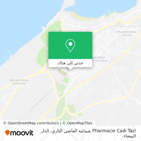 خريطة Pharmacie Cadi Tazi صيدلية القاضي التازي