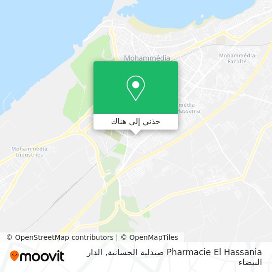 خريطة Pharmacie El  Hassania صيدلية الحسانية