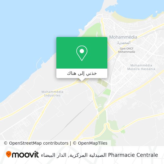 خريطة Pharmacie Centrale الصيدلية المركزية