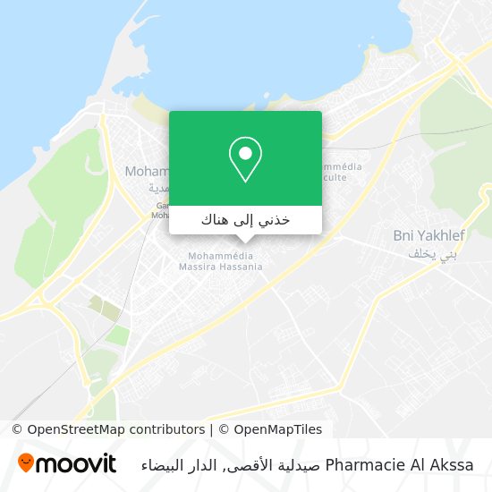 خريطة Pharmacie Al Akssa صيدلية الأقصى