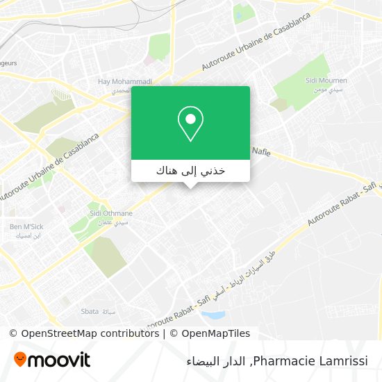 خريطة Pharmacie Lamrissi