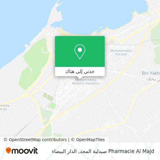 خريطة Pharmacie Al Majd صيدلية المجد