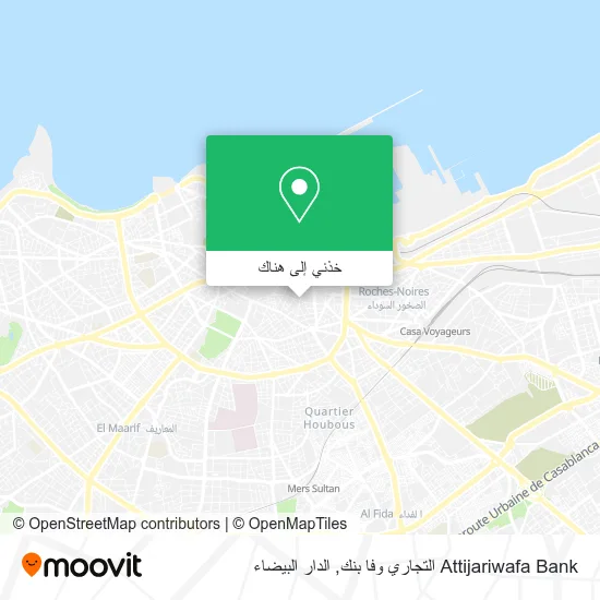 خريطة Attijariwafa Bank التجاري وفا بنك