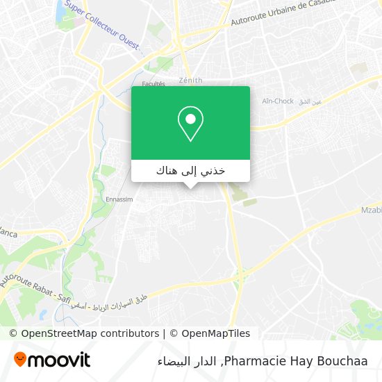 خريطة Pharmacie Hay Bouchaa