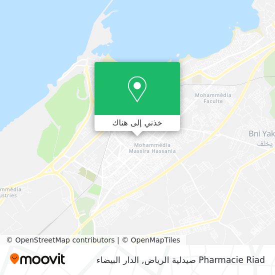 خريطة Pharmacie Riad صيدلية الرياض