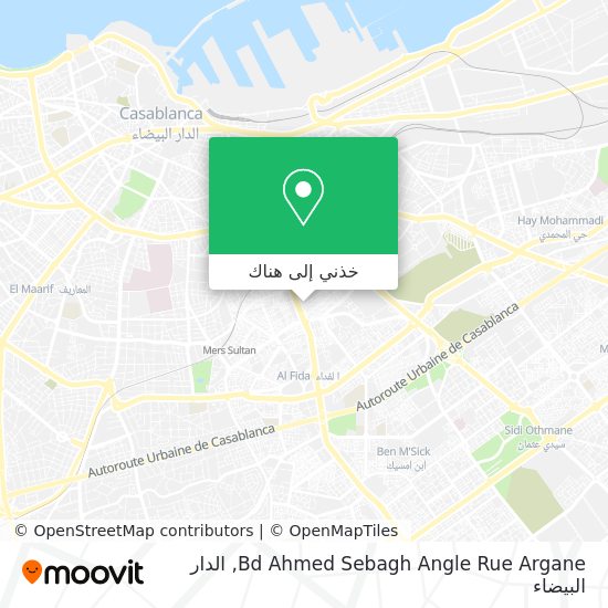 خريطة Bd Ahmed Sebagh Angle Rue Argane