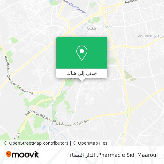 خريطة Pharmacie Sidi Maarouf