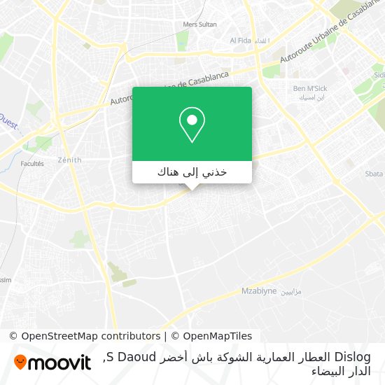 خريطة Dislog العطار العمارية الشوكة باش أخضر S Daoud
