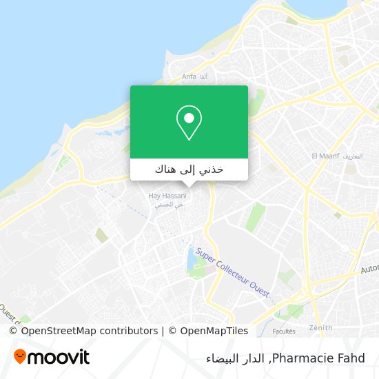 خريطة Pharmacie Fahd