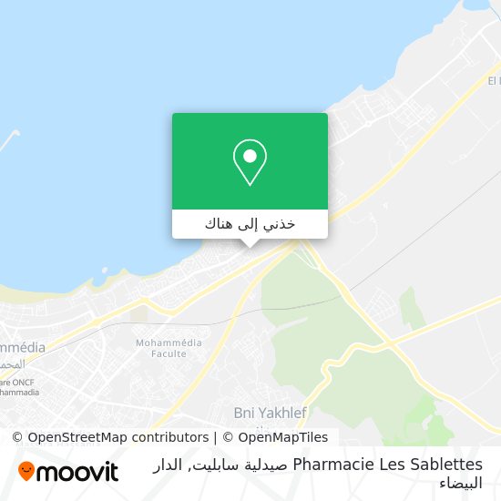 خريطة Pharmacie Les Sablettes صيدلية سابليت