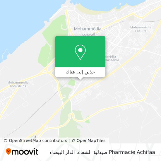 خريطة Pharmacie Achifaa صيدلية الشفاء