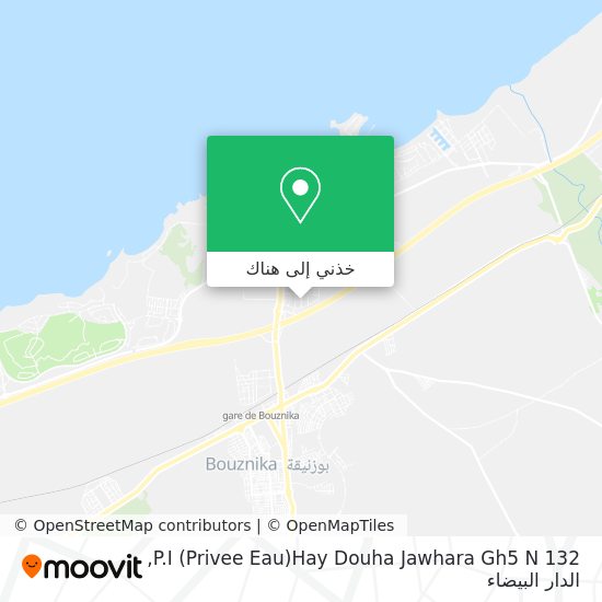 خريطة P.I (Privee Eau)Hay Douha Jawhara Gh5 N 132